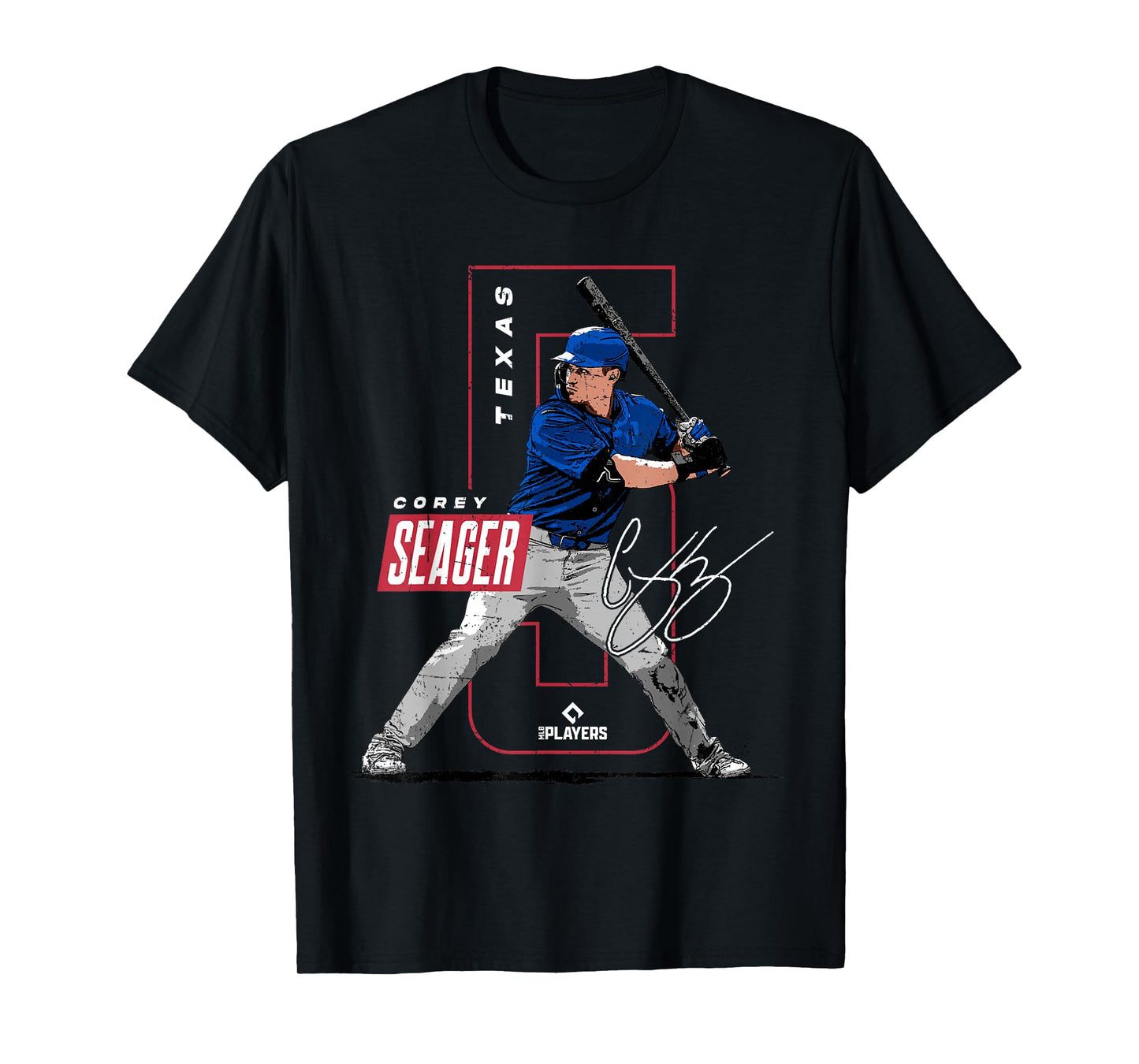 Corey Seager | Texas Baseball MLB Players | MLBSEA4052 T-Shirt