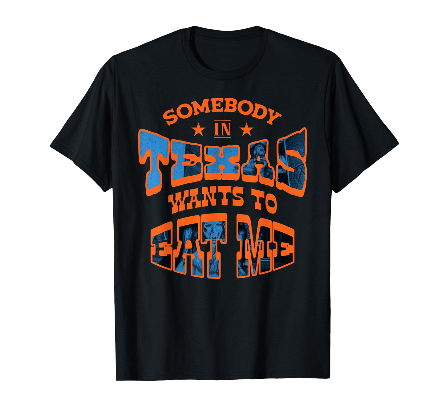 The Texas Chainsaw Massacre Front Back Eat Me Horror Movie T-Shirt