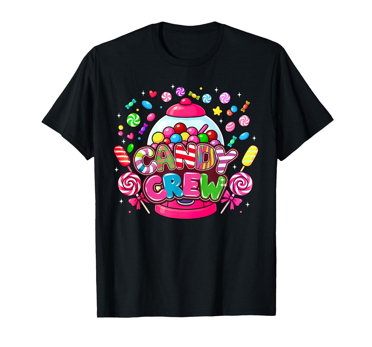 Candy Crew Candy Costume Funny Candy Squad Women Girls T-Shirt
