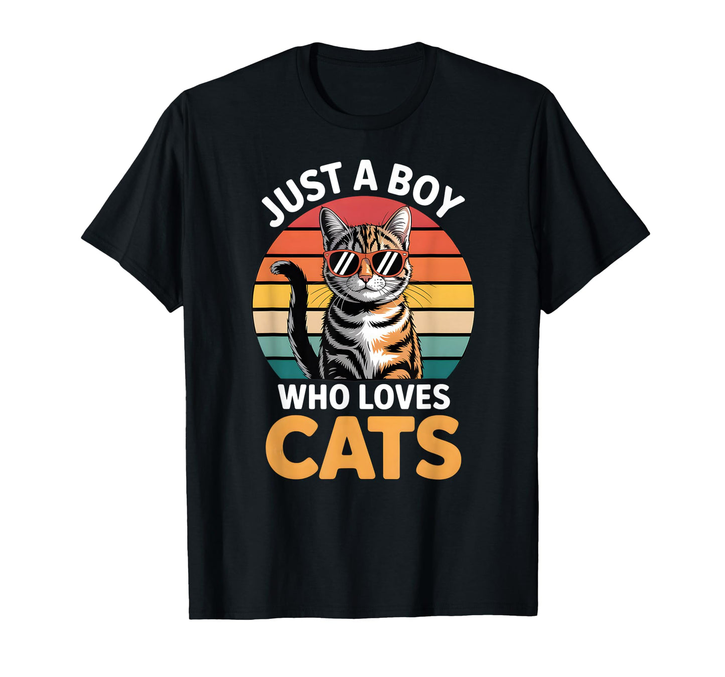 Boys Cat T-Shirt