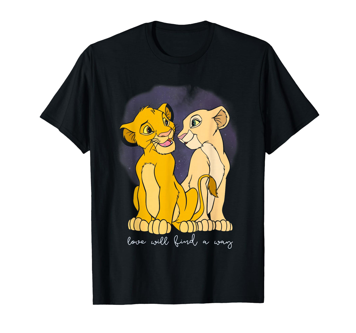 Disney The Lion King Valentine's Day Simba & Nala Vintage T-Shirt