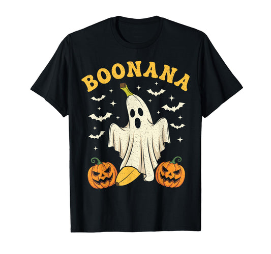 Funny Boonana Ghost Banana Halloween Costume Men Women Kids T-Shirt