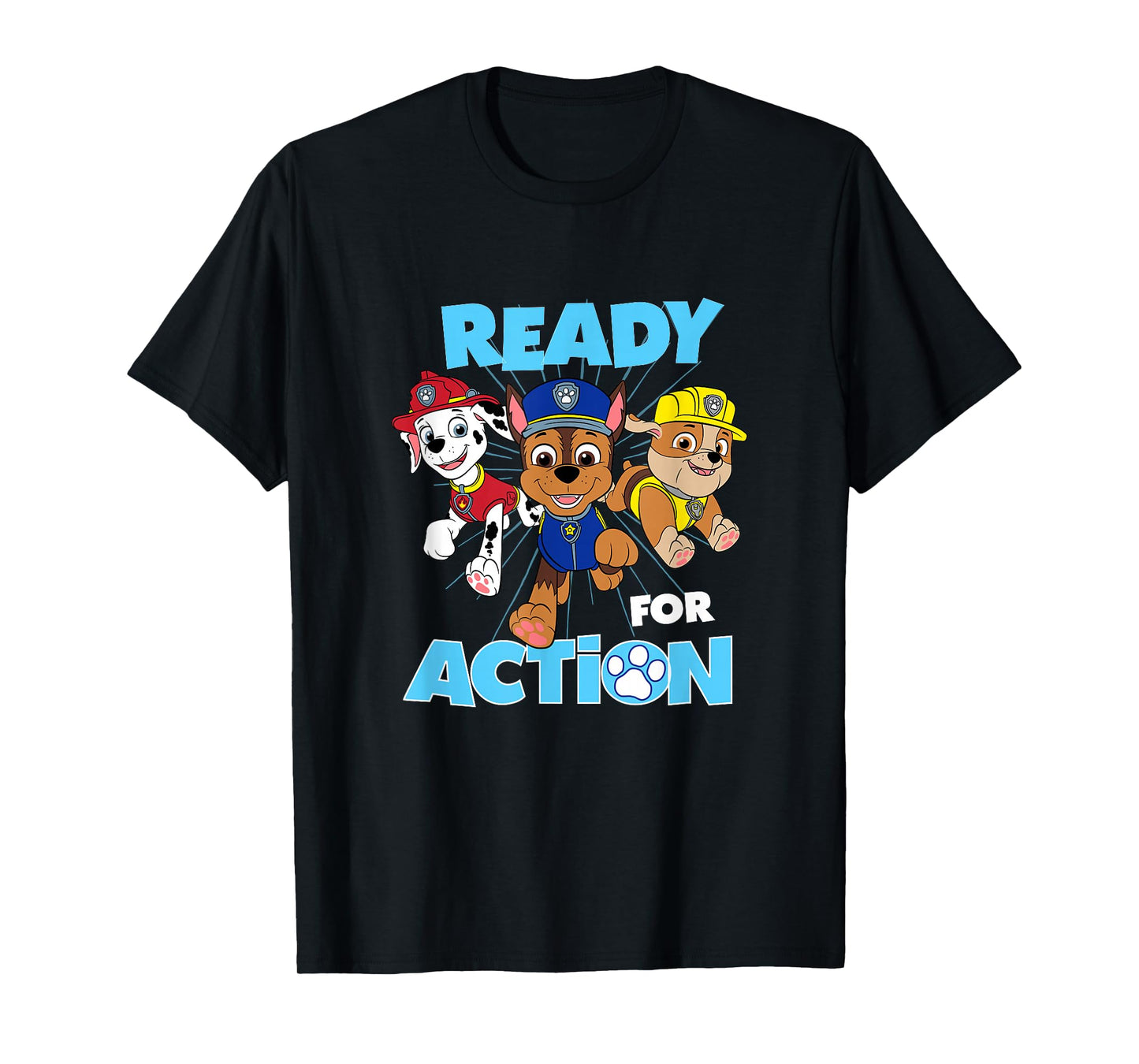 Paw Patrol Ready For Action Pup Squad Burst T-Shirt