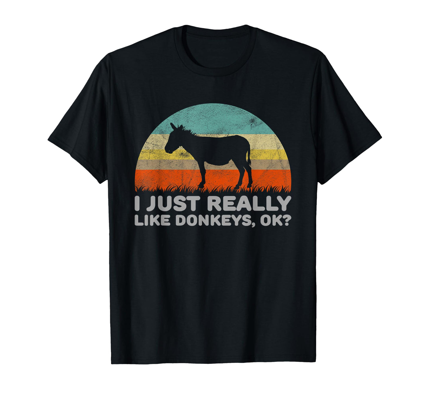 Funny I Just Really Like Donkeys OK T-Shirt T-Shirt