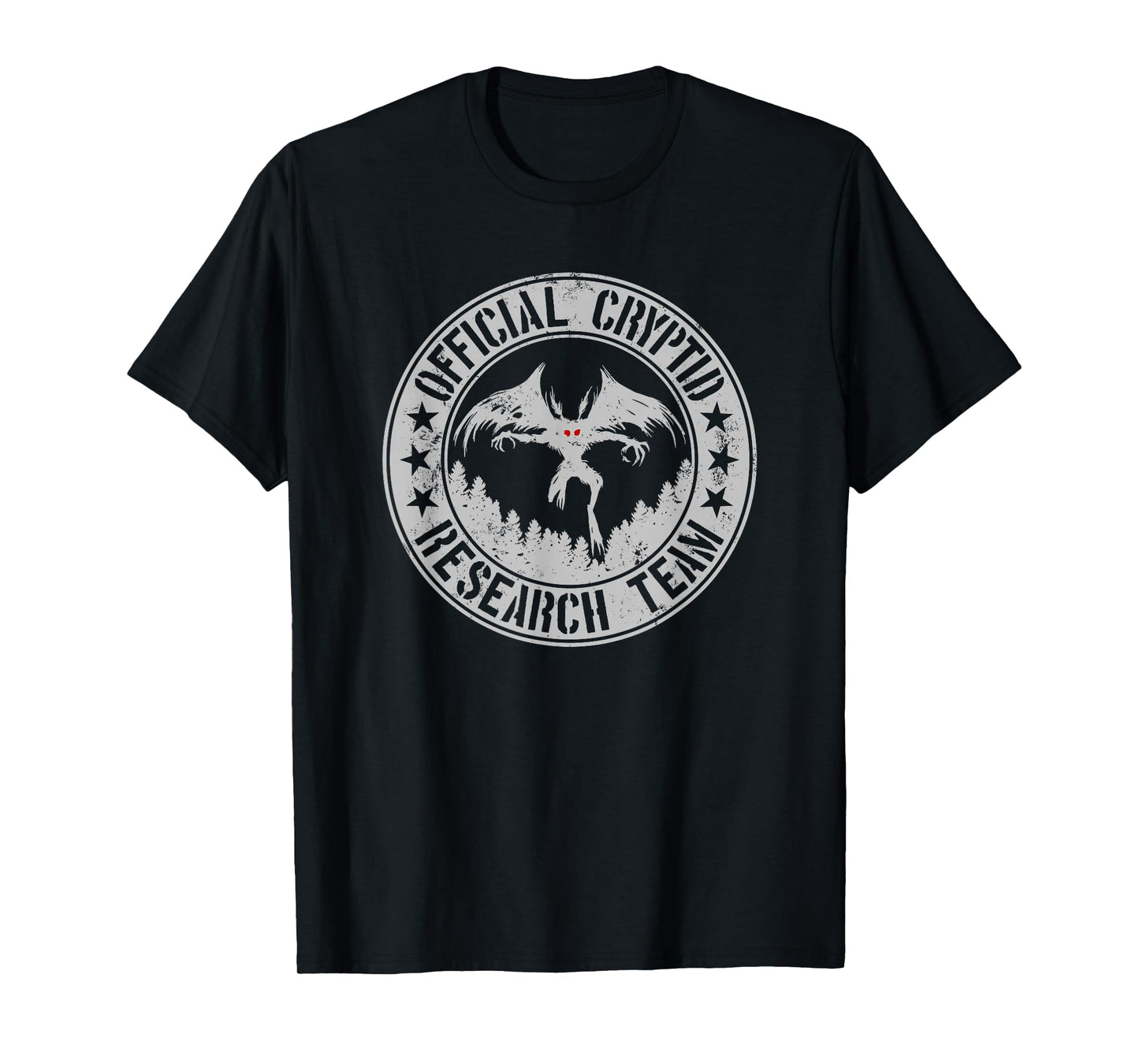 Official Cryptid Research Team | Cryptids Folklore Mothman T-Shirt