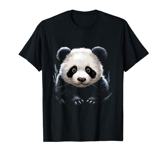 Panda Happy fun graphic great for School Anime Japanese T-Shirt