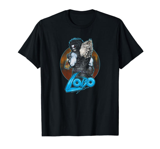 DC Comics Lobo Gut Rot Unisex-Adults T-Shirt