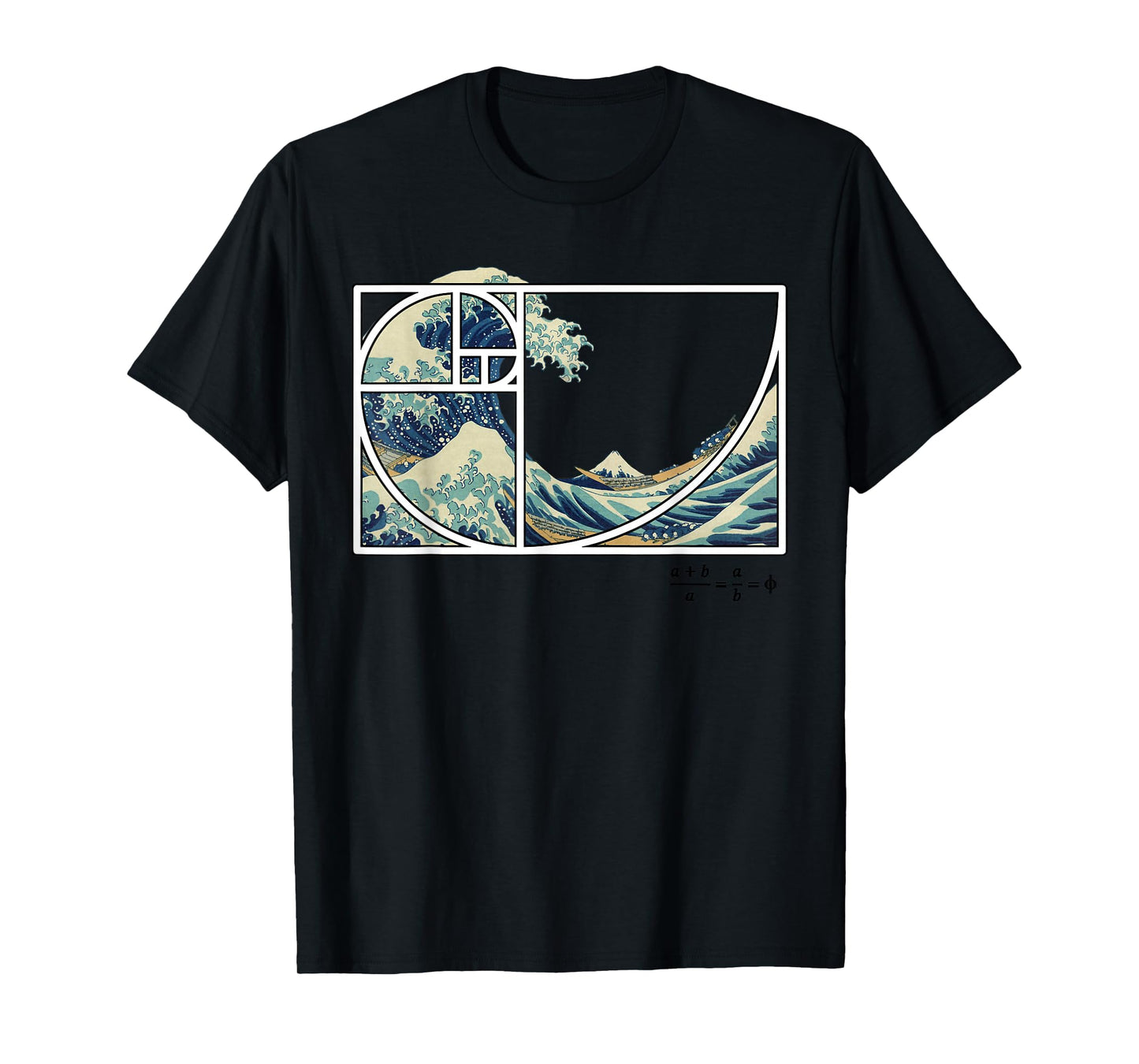 The Great Fibonacci Wave off Kanagawa T-Shirt