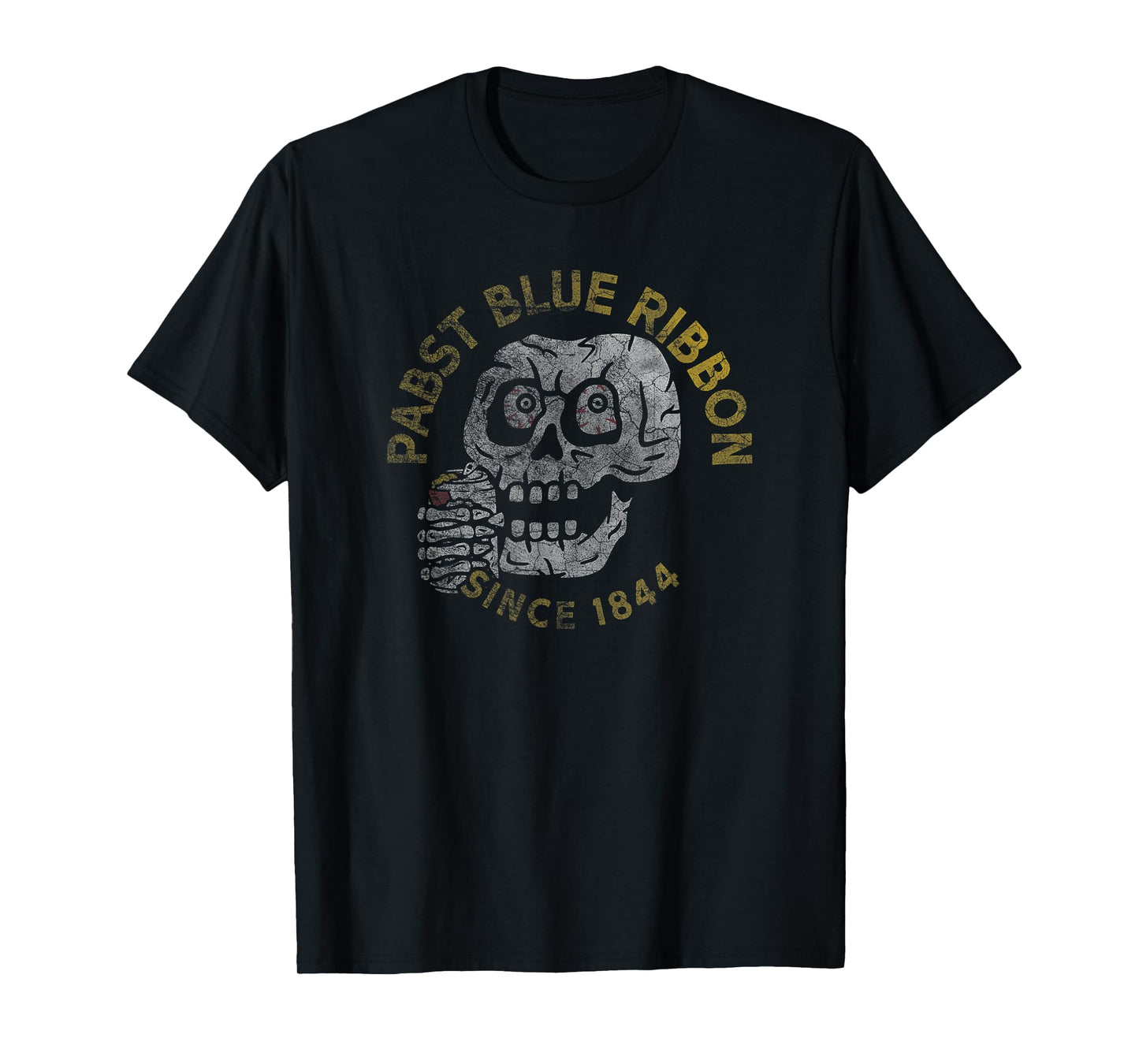 Pabst Blue Ribbon Skull T-Shirt