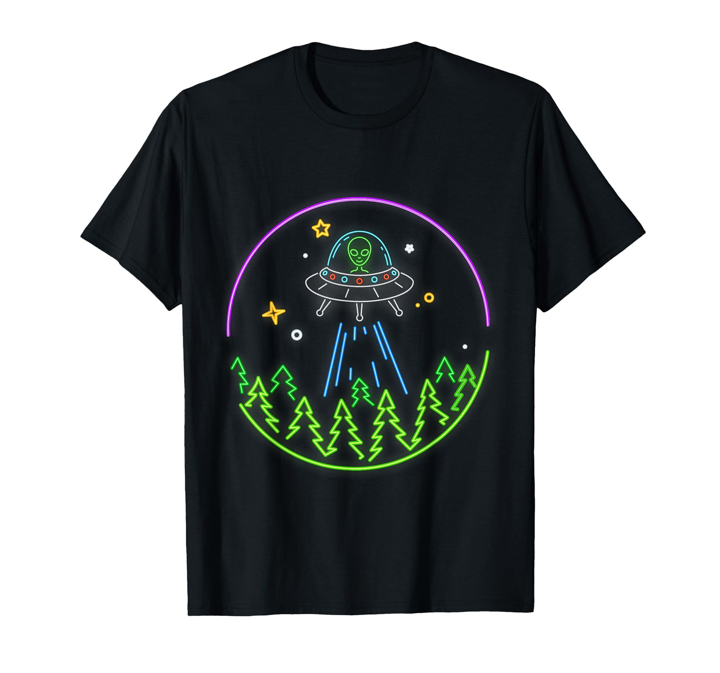 Alien Funny UFO Space Rave Alien Lovers T-Shirt