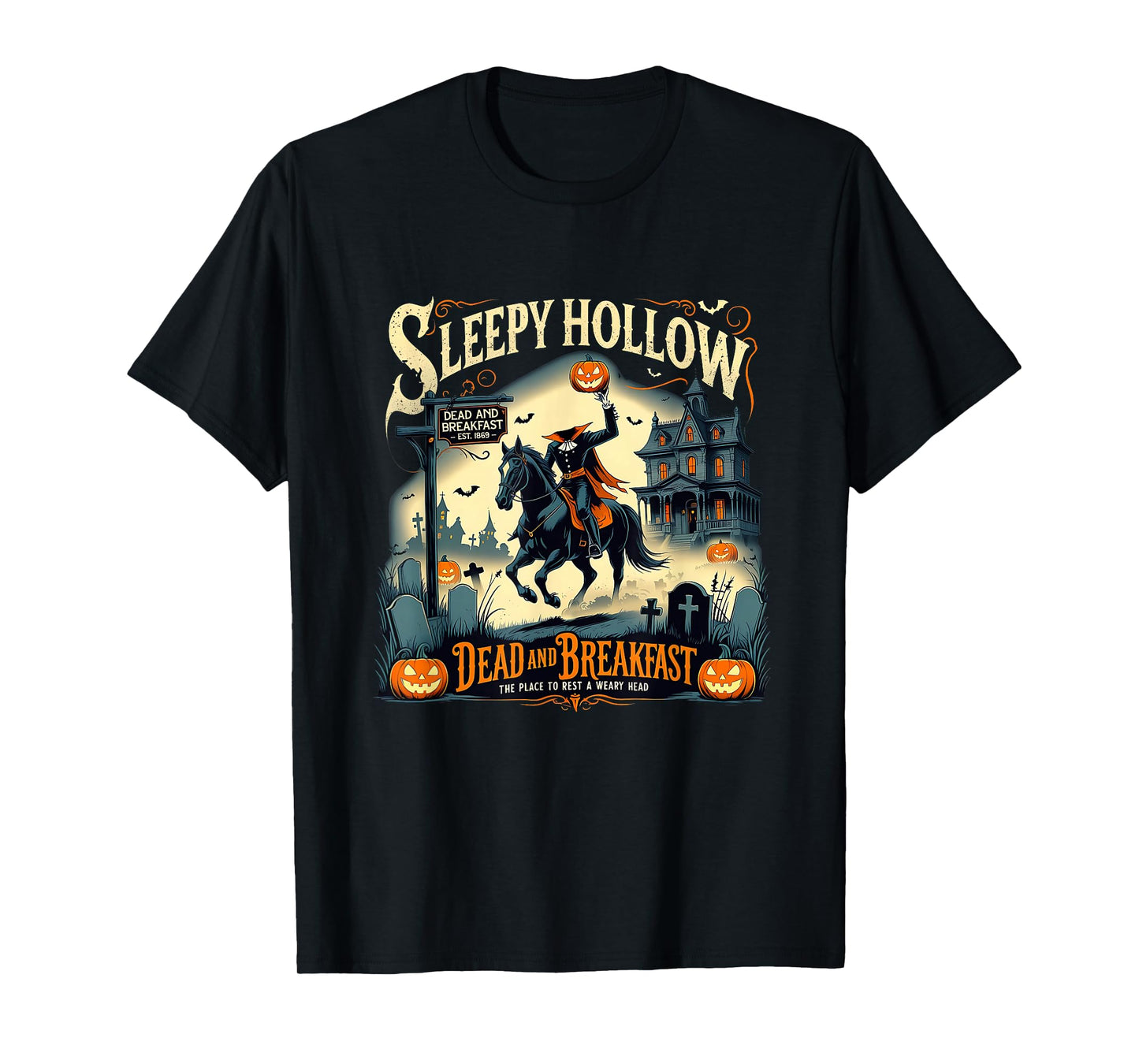 Sleepy Hollow Breakfast Spooky Halloween T-Shirt