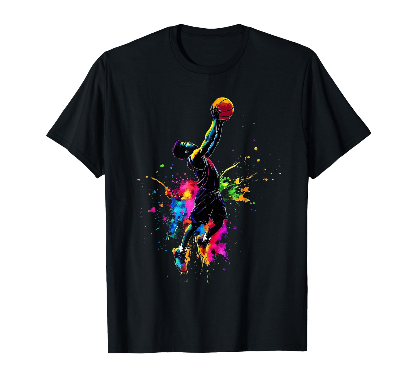 Colorful Basketball Player T-Shirt