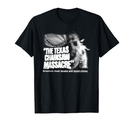 The Texas Chainsaw Massacre Blurry Bizarre and Brutal Horror T-Shirt