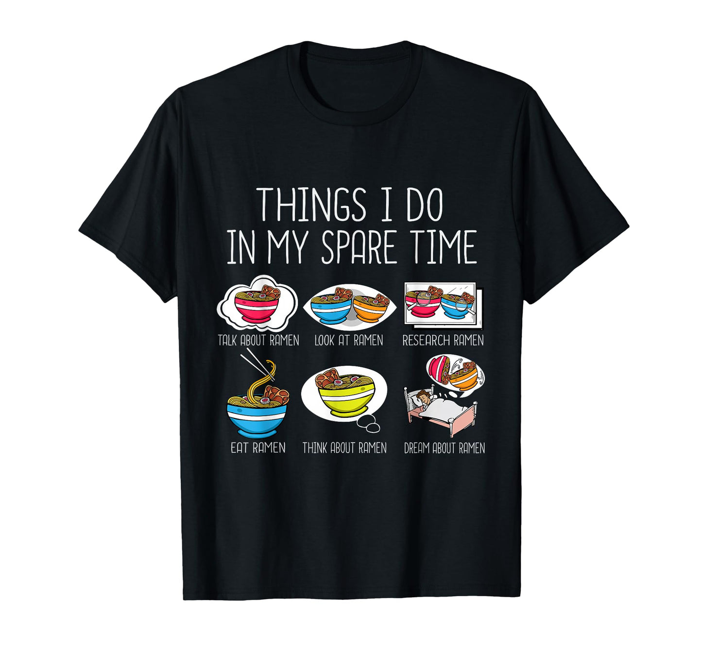 Ramen Lover Asian Funny Japanese Noodles Ramen T-Shirt