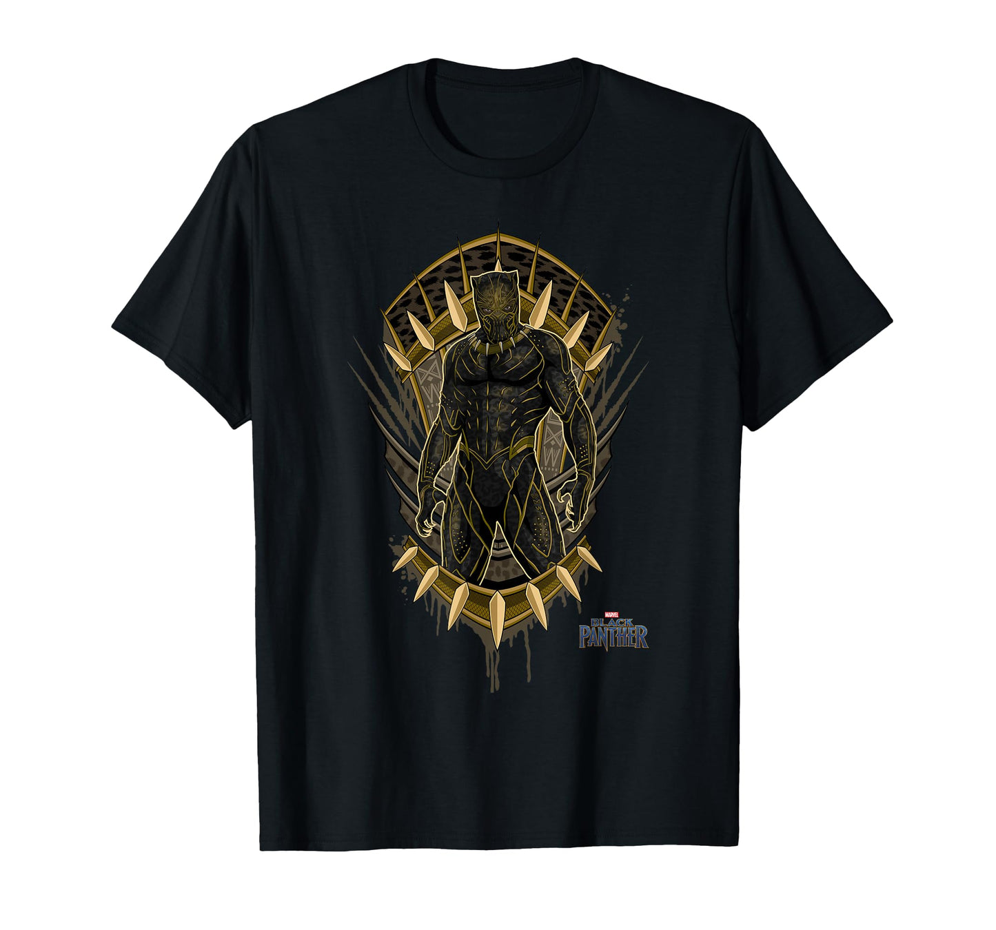Marvel Black Panther Movie Killmonger Jaguar Crest T-Shirt T-Shirt