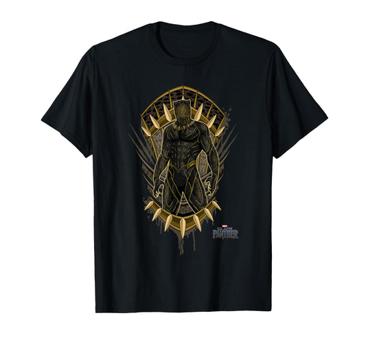 Marvel Black Panther Movie Killmonger Jaguar Crest T-Shirt T-Shirt
