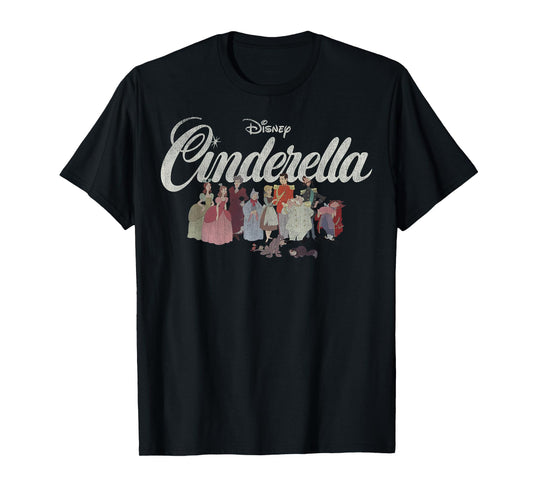 Disney Cinderella Group Shot All Lined Up T-Shirt
