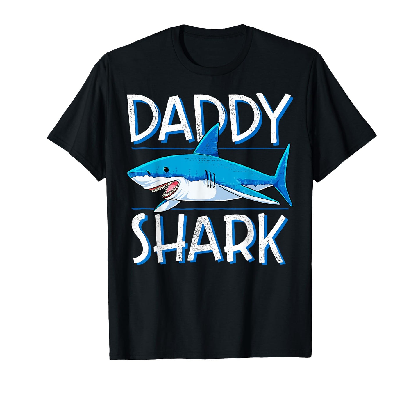 Daddy Shark T Shirt Fathers Day Gifts Family Matching Dad T-Shirt