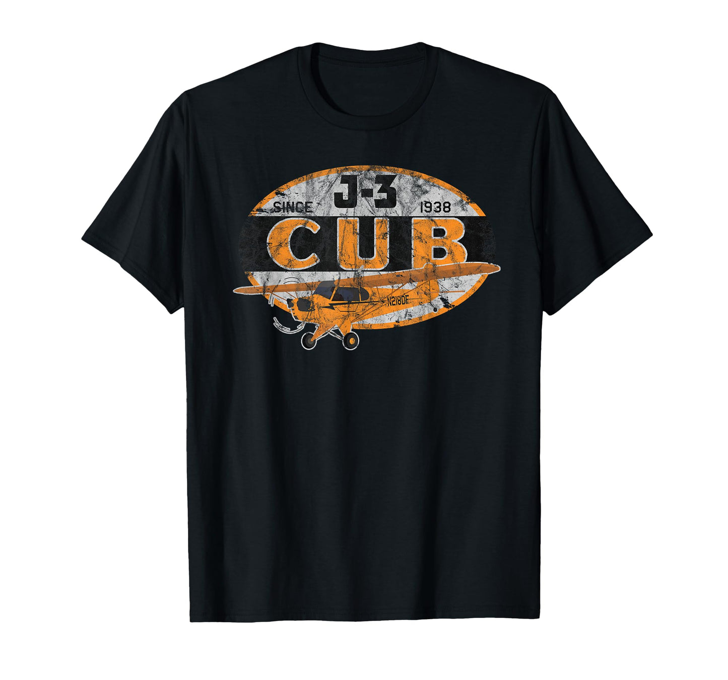 J-3 Cub "Since 1938" Classic Airplane Vintage Pilot T-shirt T-Shirt
