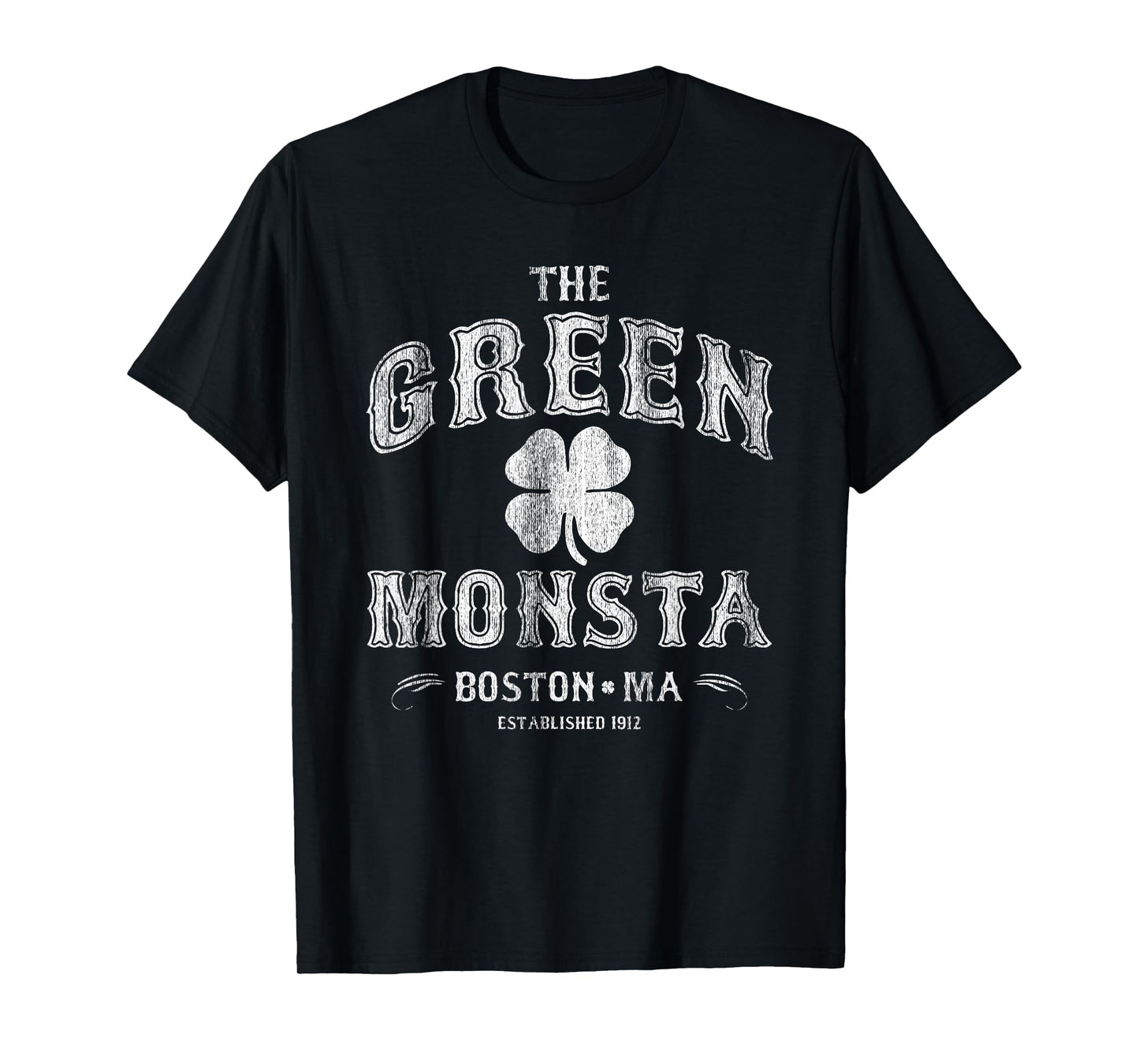 The Green Monsta Boston T-Shirt - Game or St. Patrick's Day T-Shirt