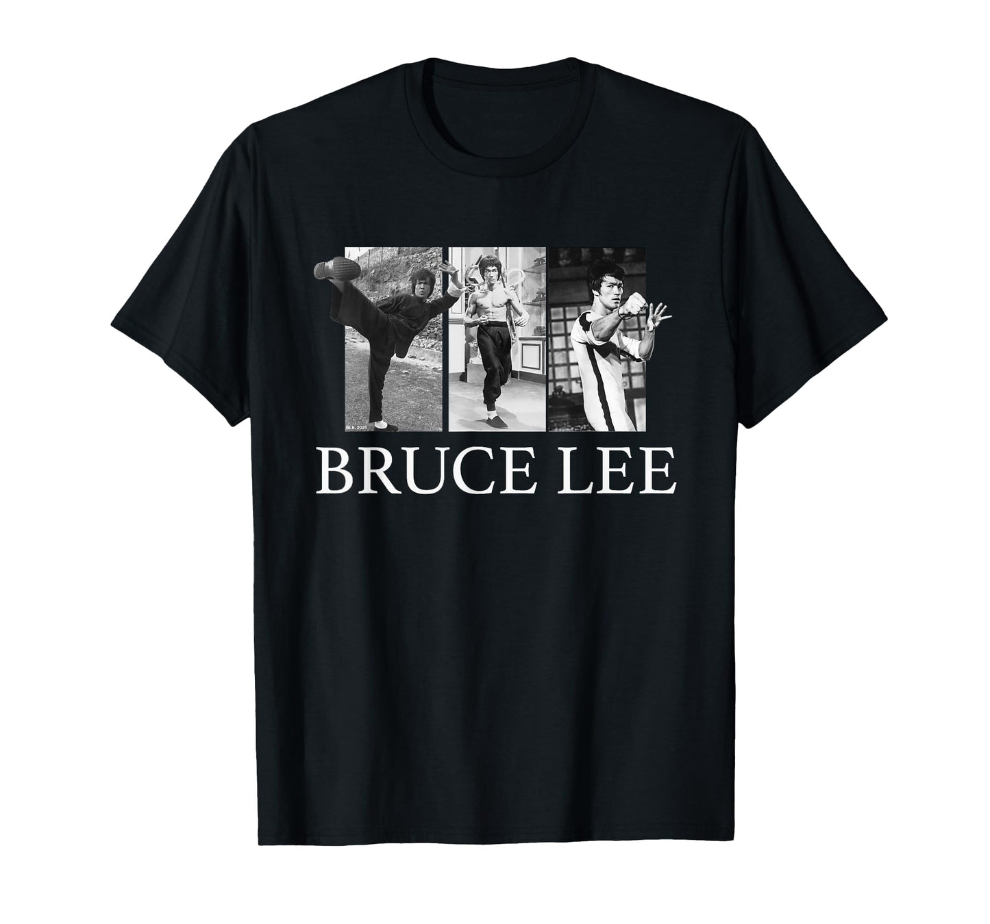 Bruce Lee Kung Fu Movie Montage Martial Arts Legend T-Shirt