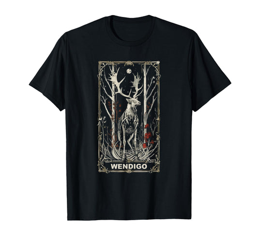 Wendigo Monster Legendary Creature Cryptozoology Cryptid T-Shirt