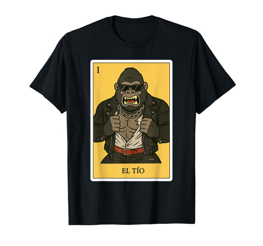 El Tio Gorila | Spanish-Mexican Bingo Gifts for Tio T-Shirt
