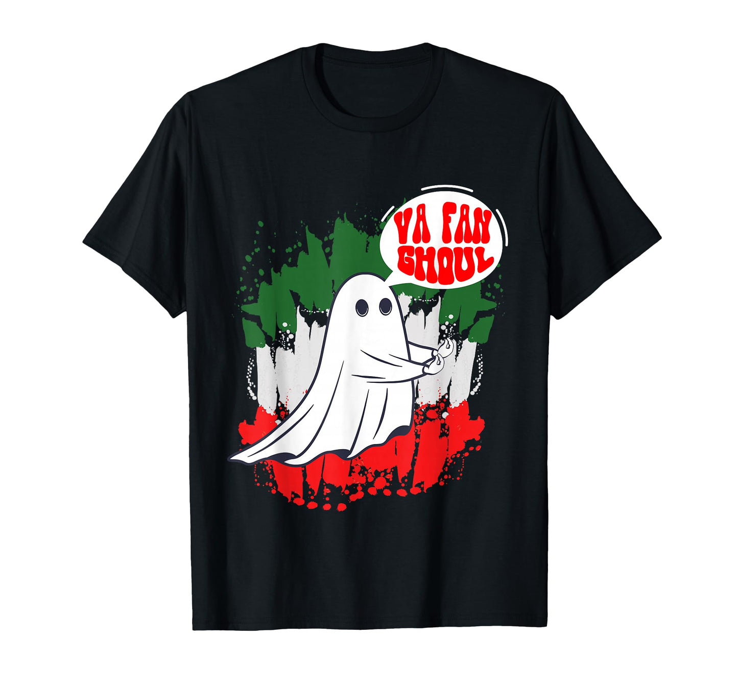 Va Fan Ghoul For Men Women Italian Funny Halloween Ghost T-Shirt