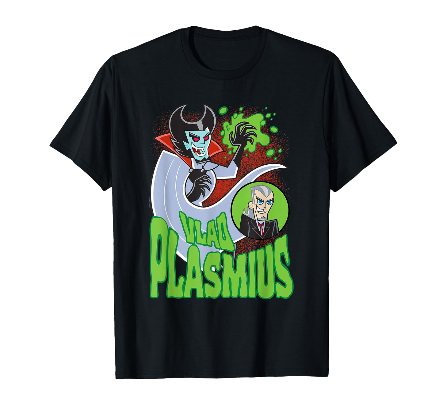 Danny Phantom Vlad Plasmius Retro Cartoon T-Shirt