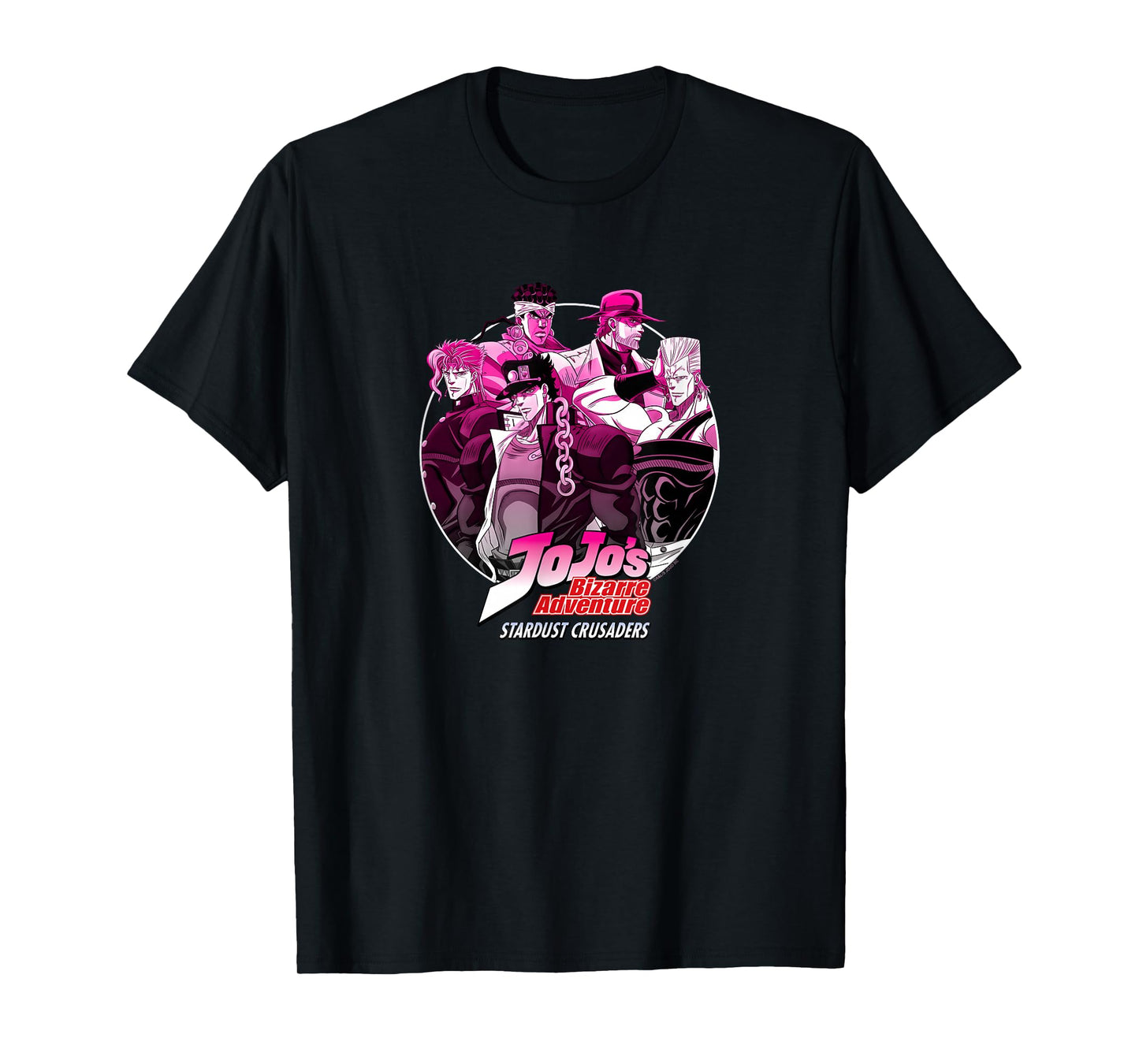 JoJo's Bizarre Adventure Stardust Crusaders Group Anime T-Shirt