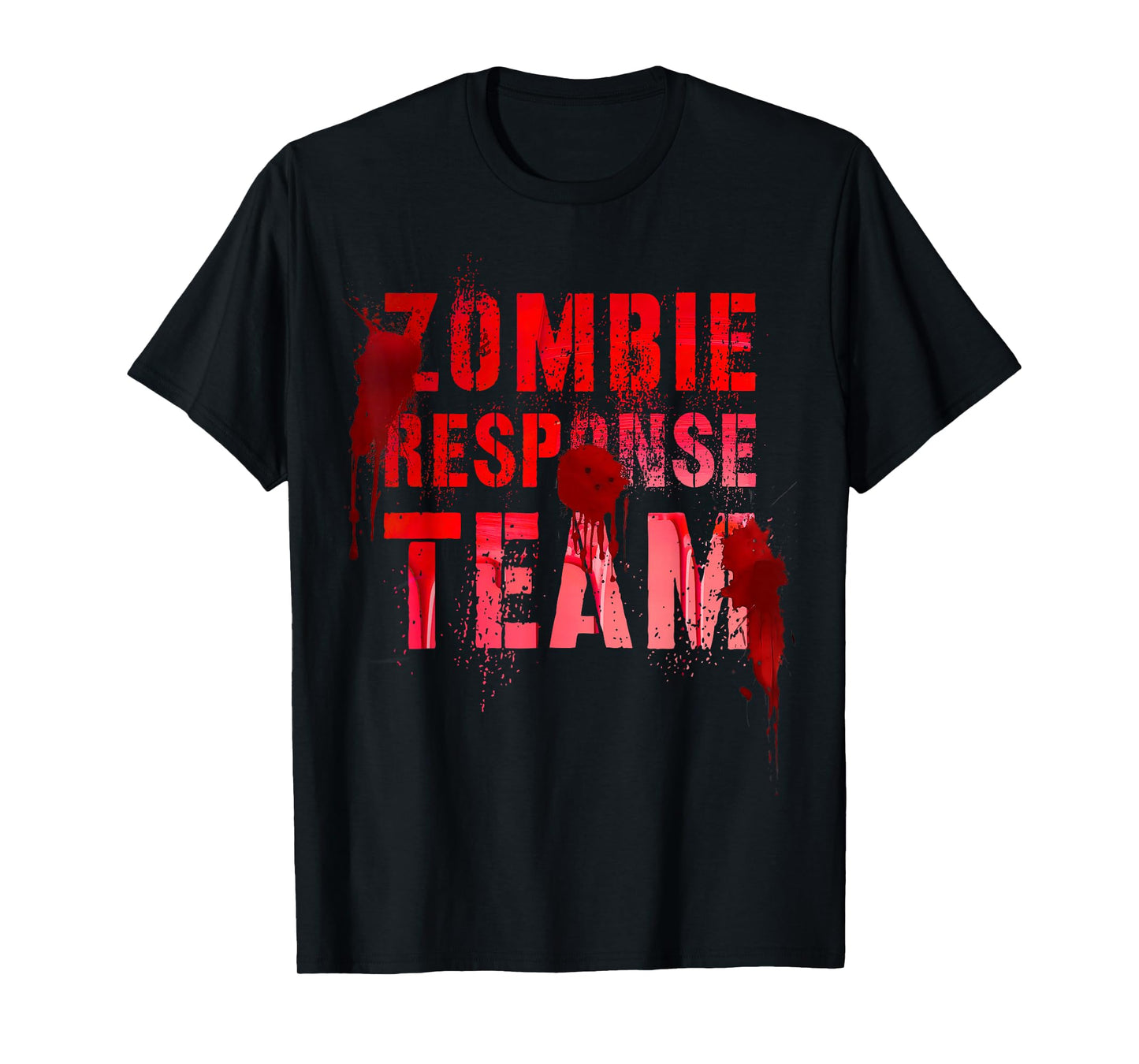 Funny ZOMBIE RESPONSE TEAM Undead Slayer Leader Warrior Bruh T-Shirt