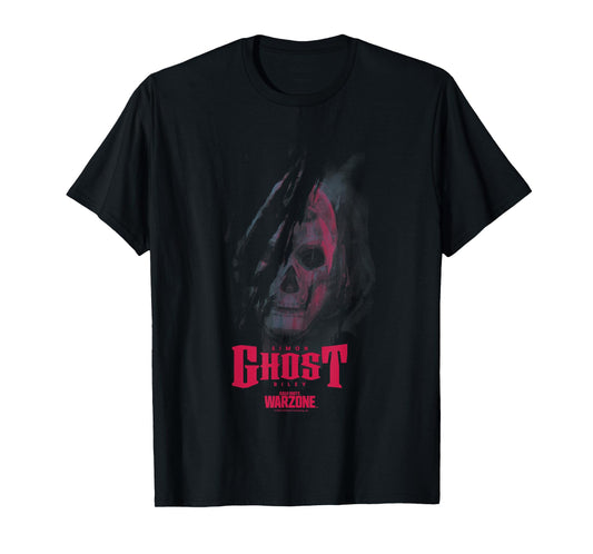 Call of Duty: Warzone Halloween Simon Ghost Riley Face Logo T-Shirt