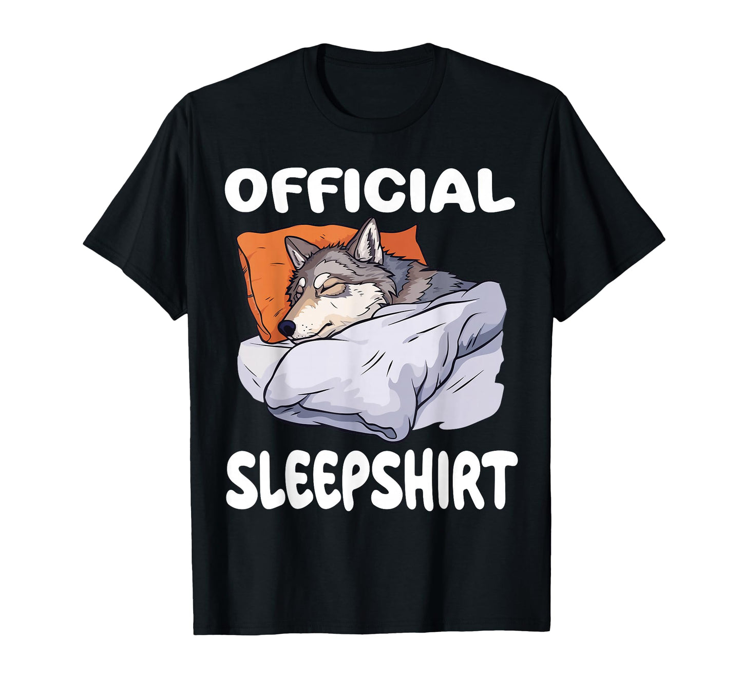 Wolf Official Sleepshirt Pajamas Nightgown T-Shirt