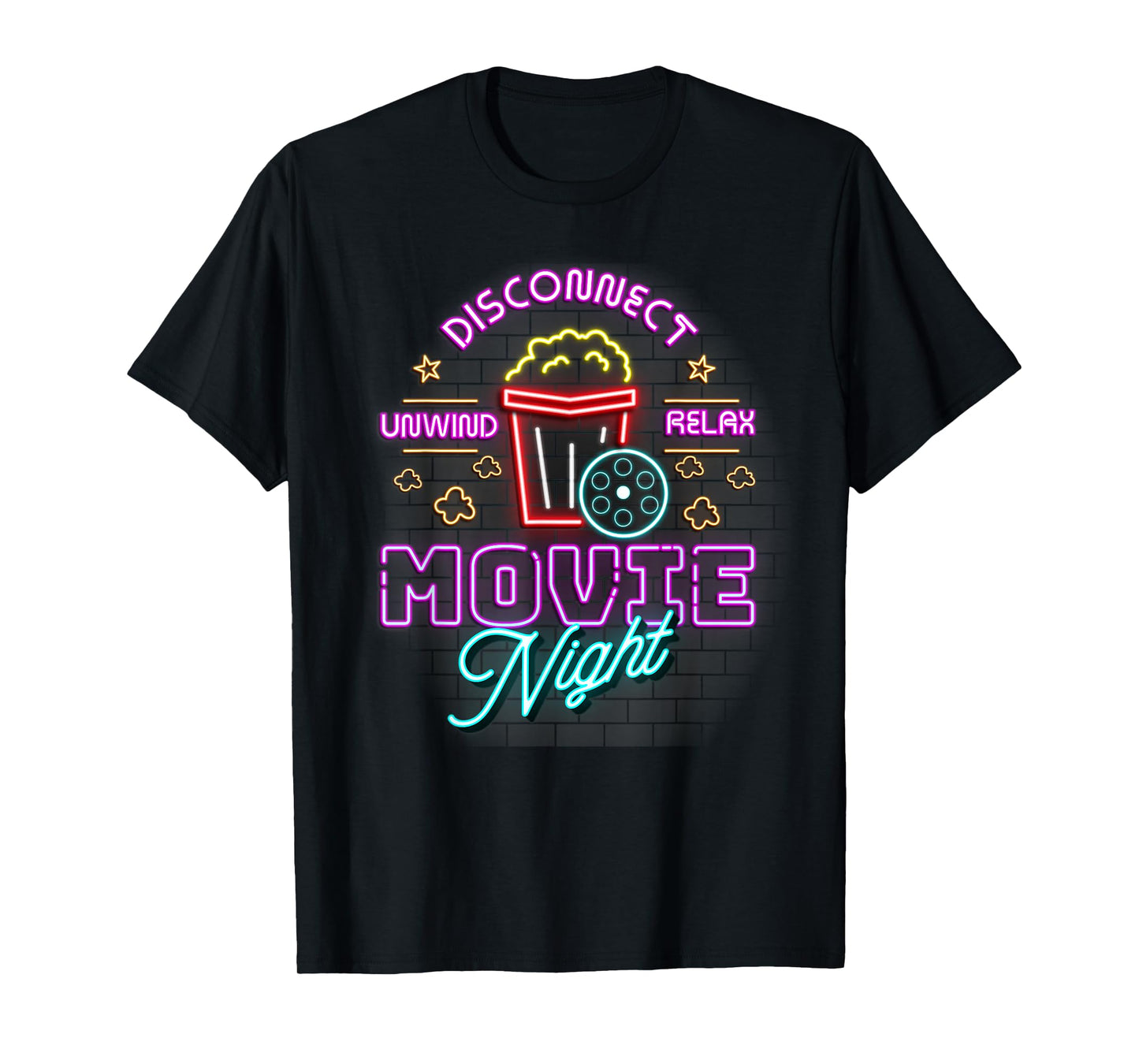 Family Movie Night Outfit For Men Women Kids - Movie Lover T-Shirt