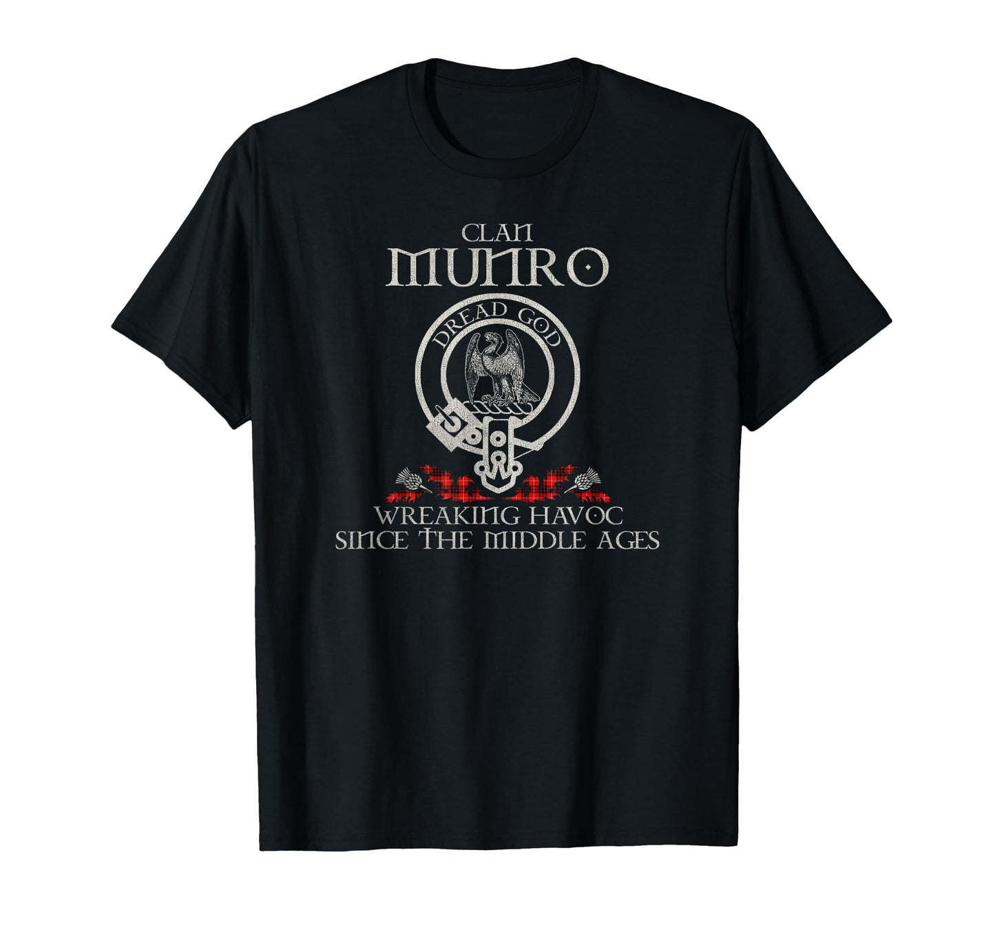 Clan Munro Crest, Surname, Scottish Heritage Vintage T-Shirt