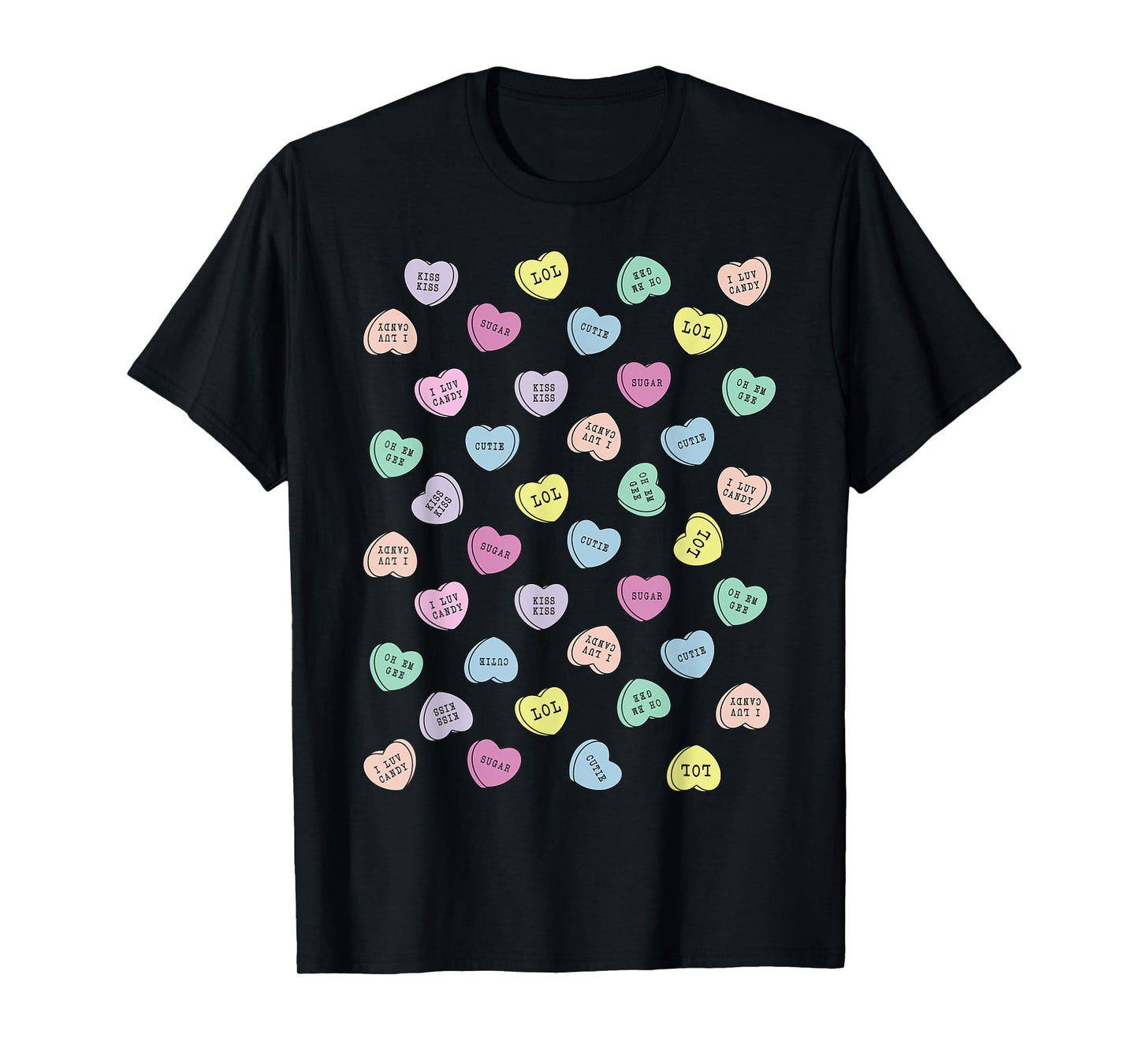 Valentine's Day Candy Hearts T-Shirt
