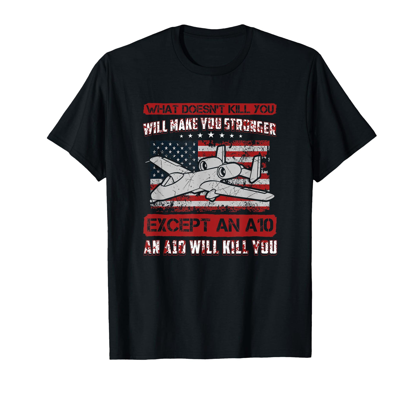 Military A-10 Warthog Funny Military T-Shirt