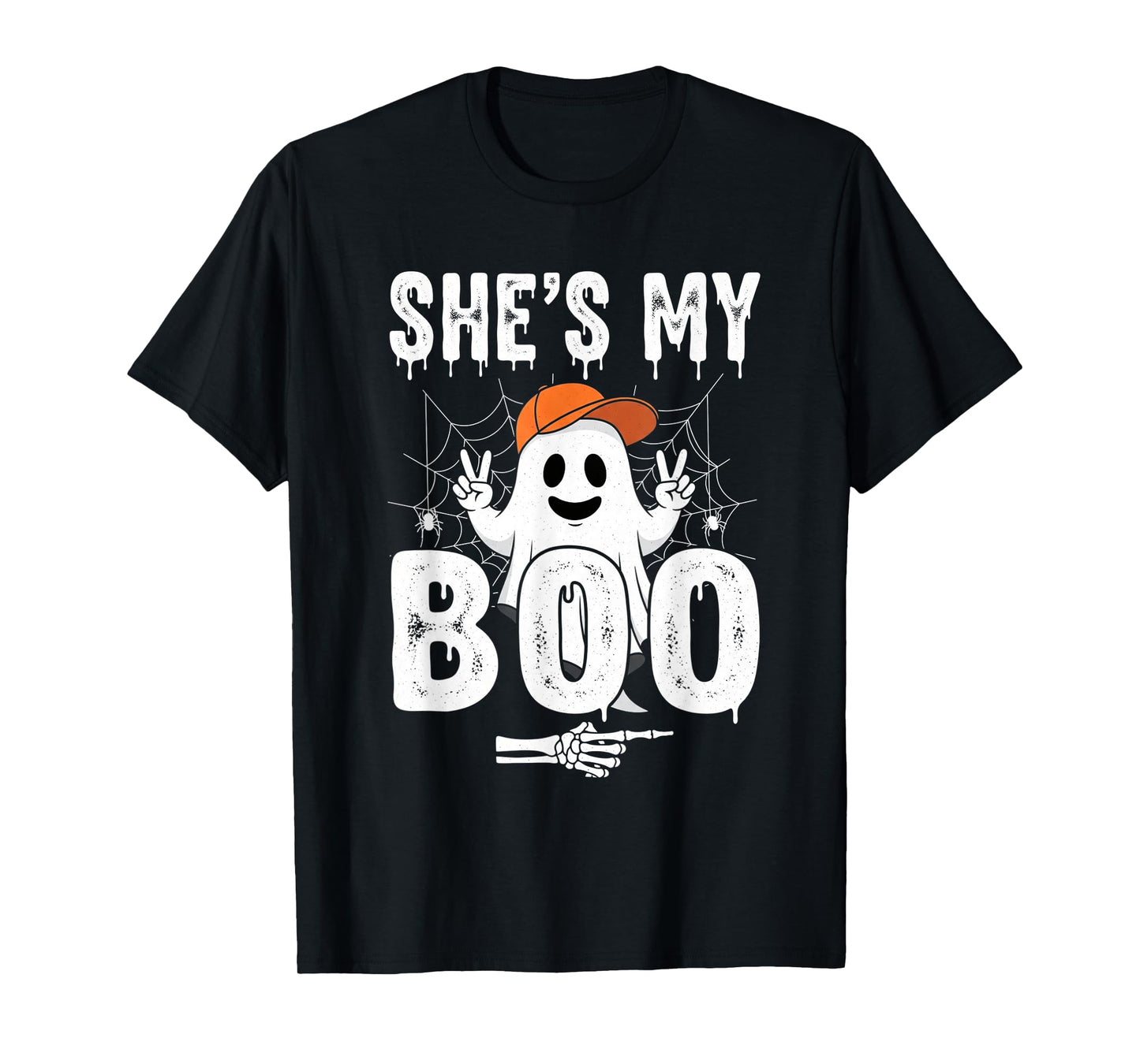 Shes My Boo Couple Matching Halloween Costumes T-Shirt