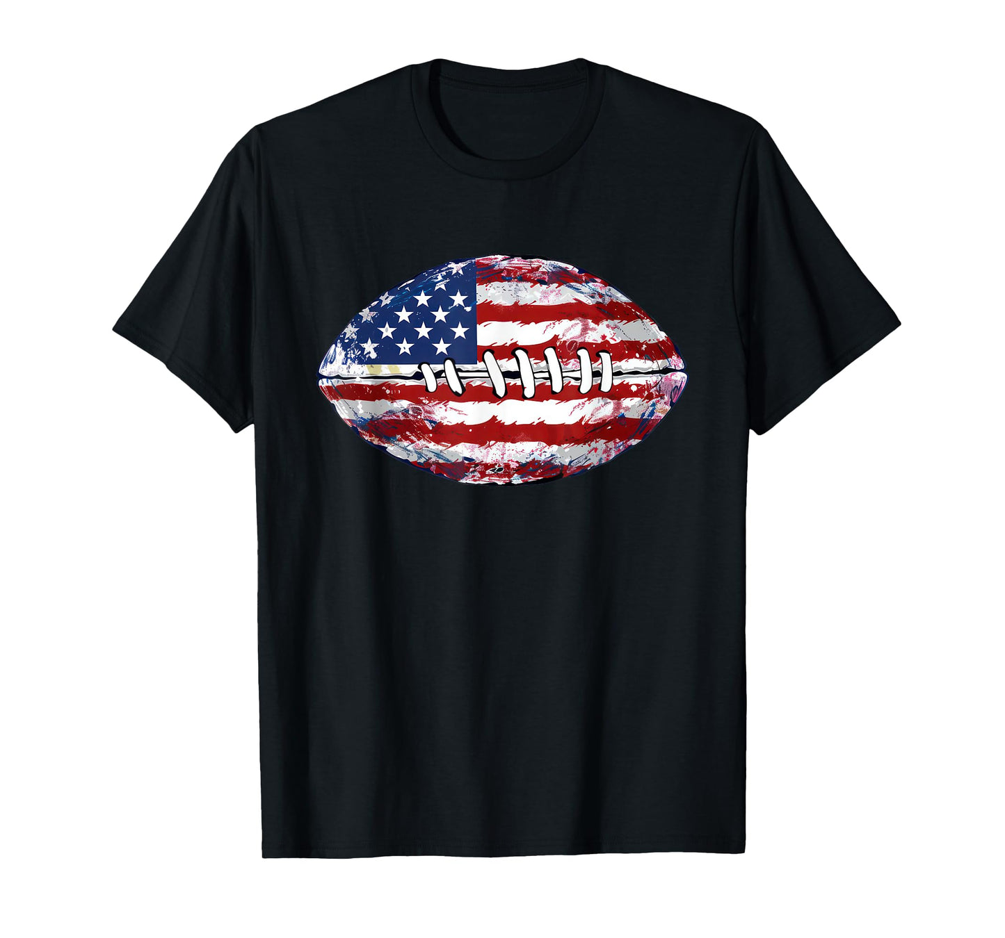 American Football USA Flag T-Shirt