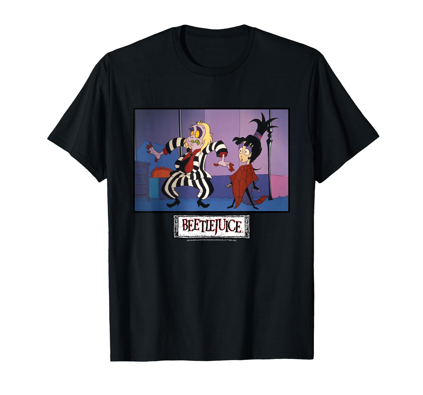 Beetlejuice and Lydia Super Shocked T-Shirt