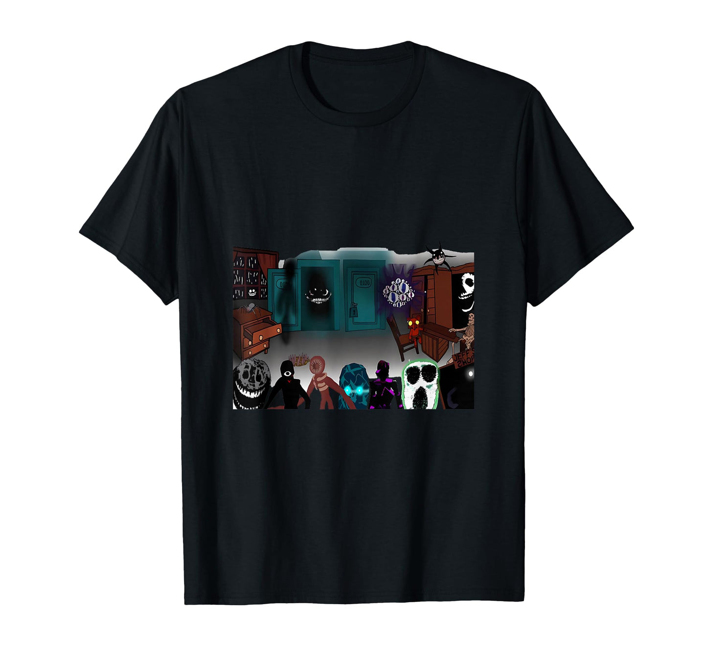 doors monsters - game doors T-Shirt