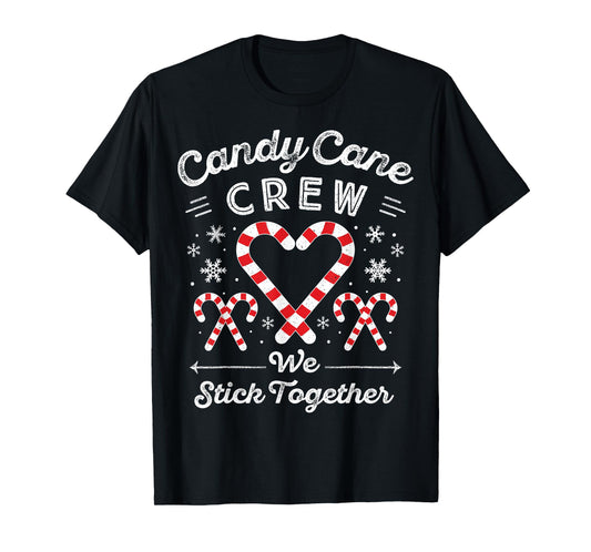 Christmas Candy Cane Heart Holiday Family Matching Pajama PJ T-Shirt