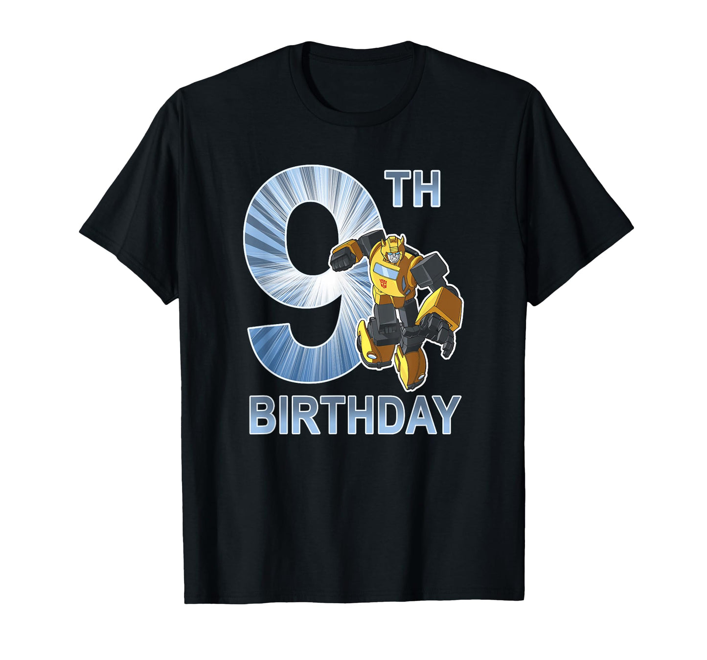 Transformers Bumblebee 9th Birthday Light Fill Poster T-Shirt
