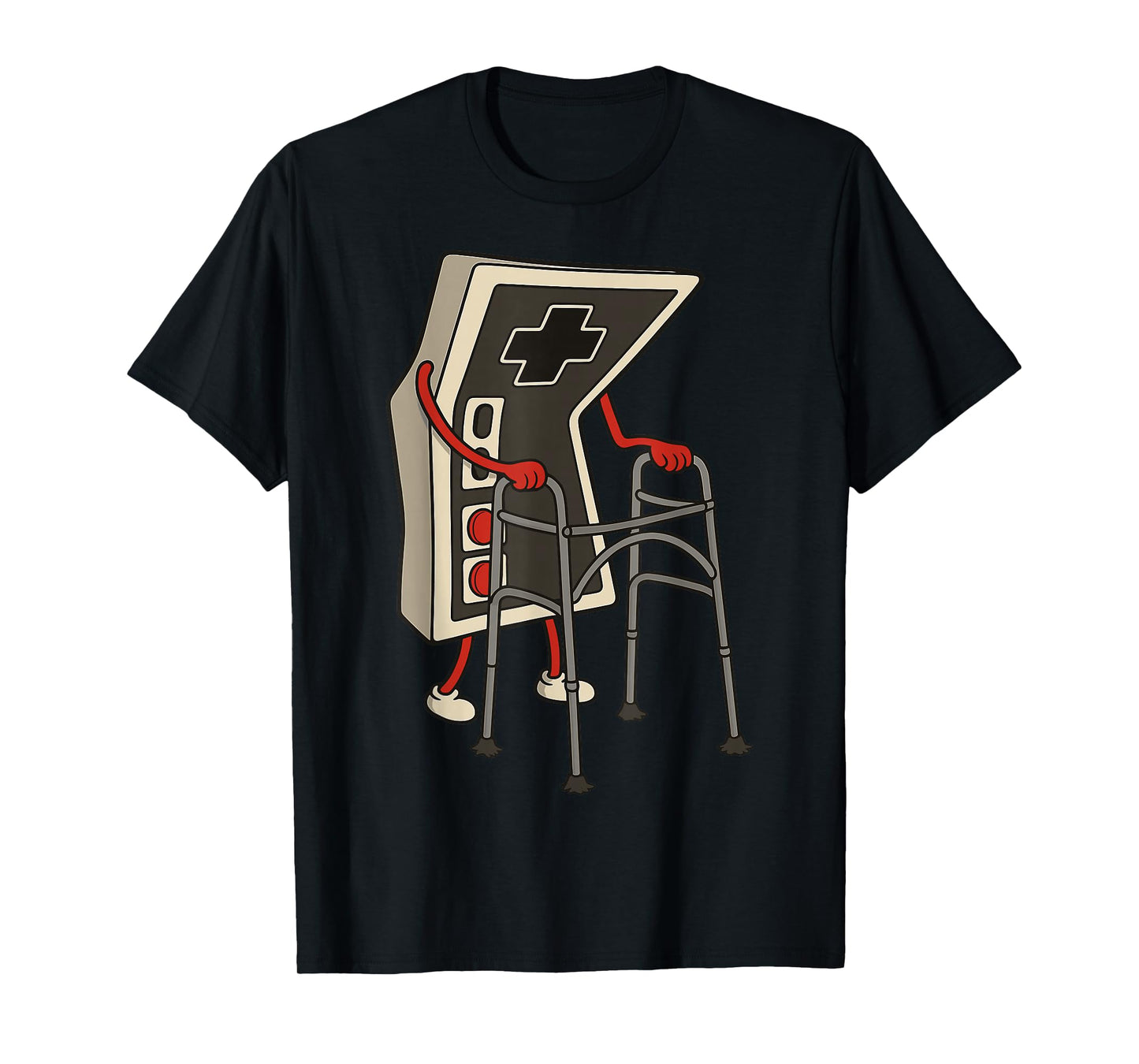 Funny Old Gamer Gaming Retro 80s 90s Video Game Old Gamer T-Shirt