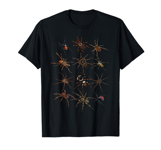 Cool Spider For Men Women Arachnid Spooky Scary Halloween T-Shirt