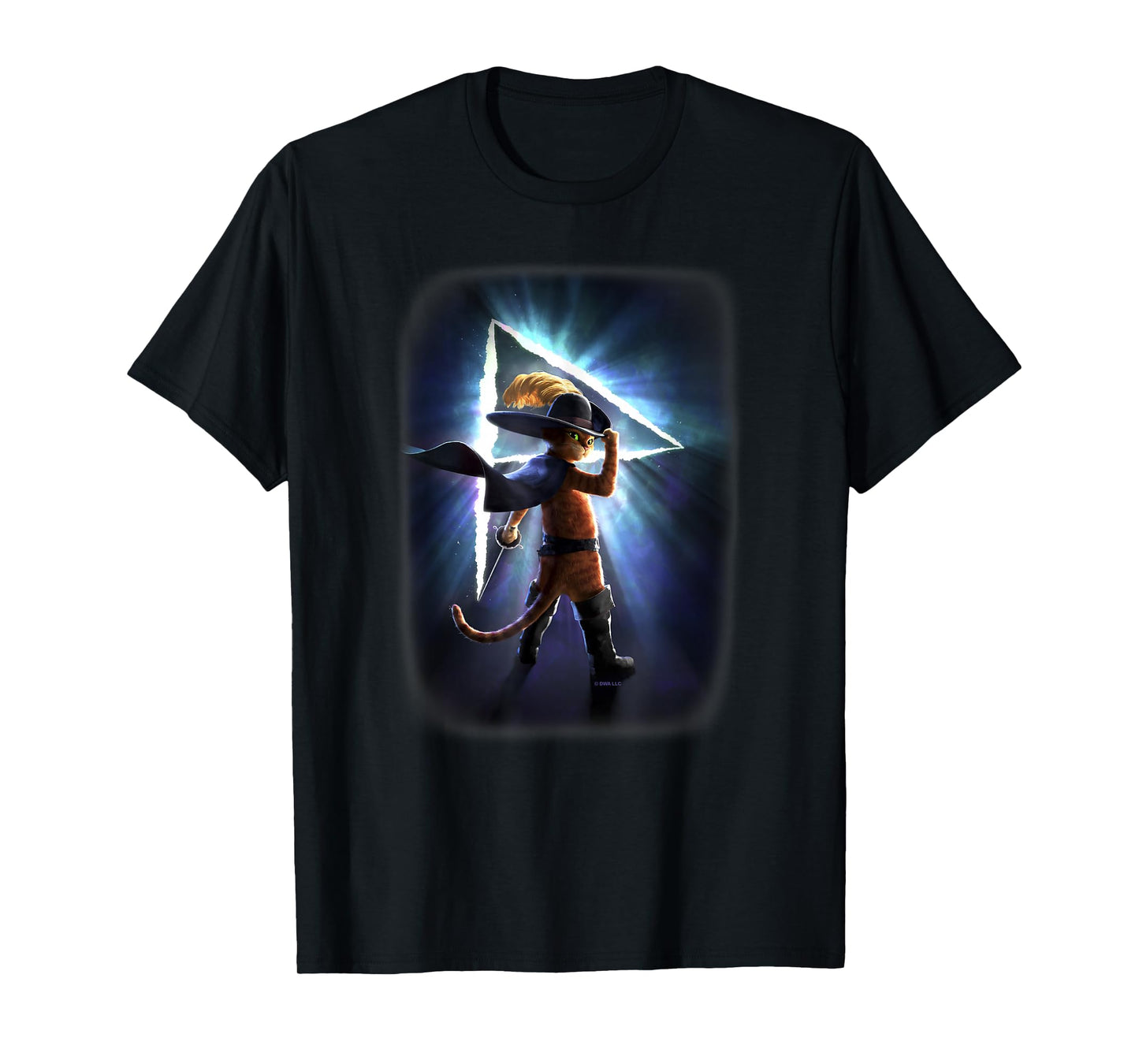 DreamWorks Puss in Boots: The Last Wish Epic Silhouette T-Shirt Small
