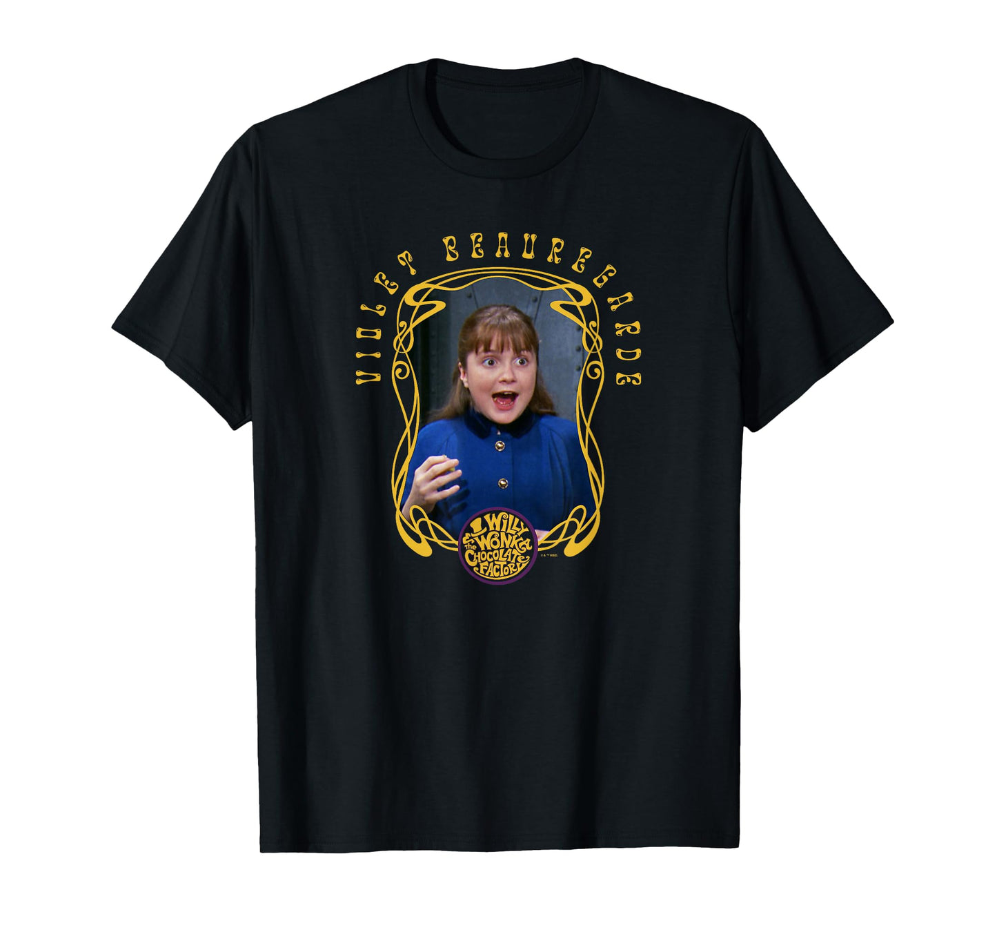 Willy Wonka And The Chocolate Factory Violet Beauregard Shot T-Shirt