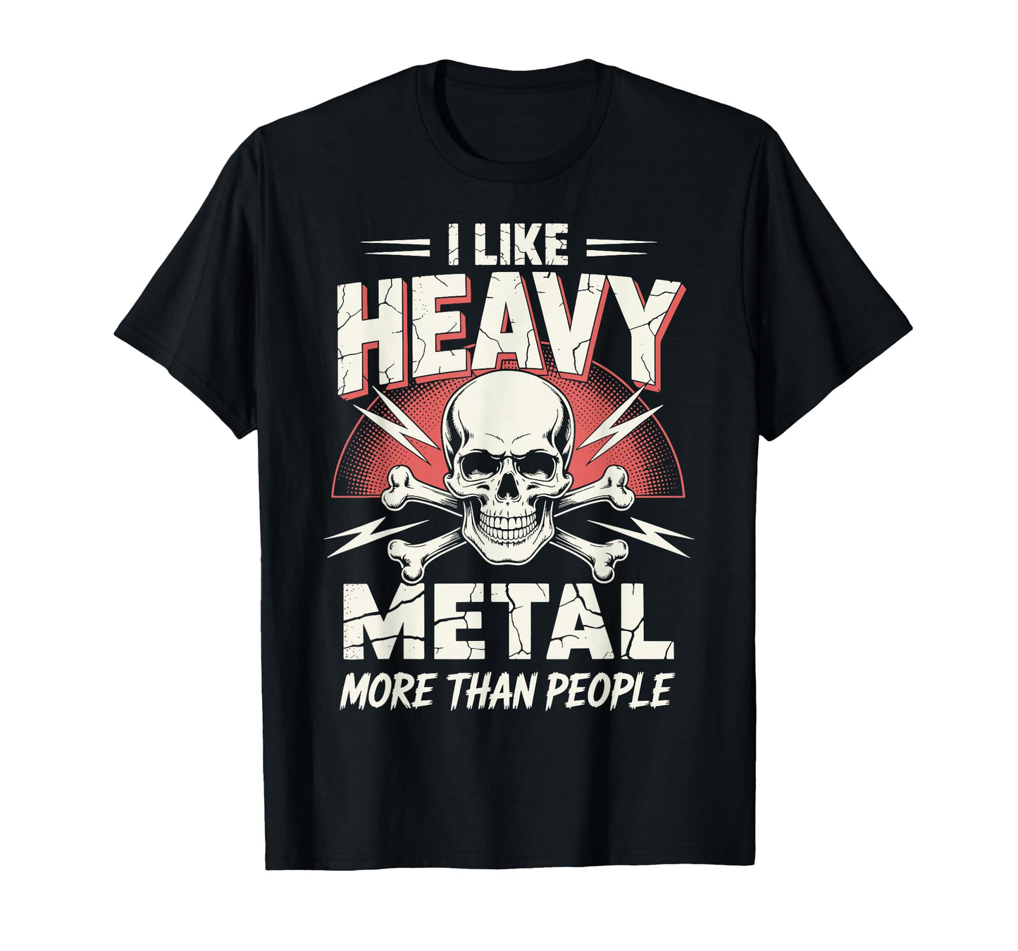 I Like Heavy Metal More Than People T-Shirt