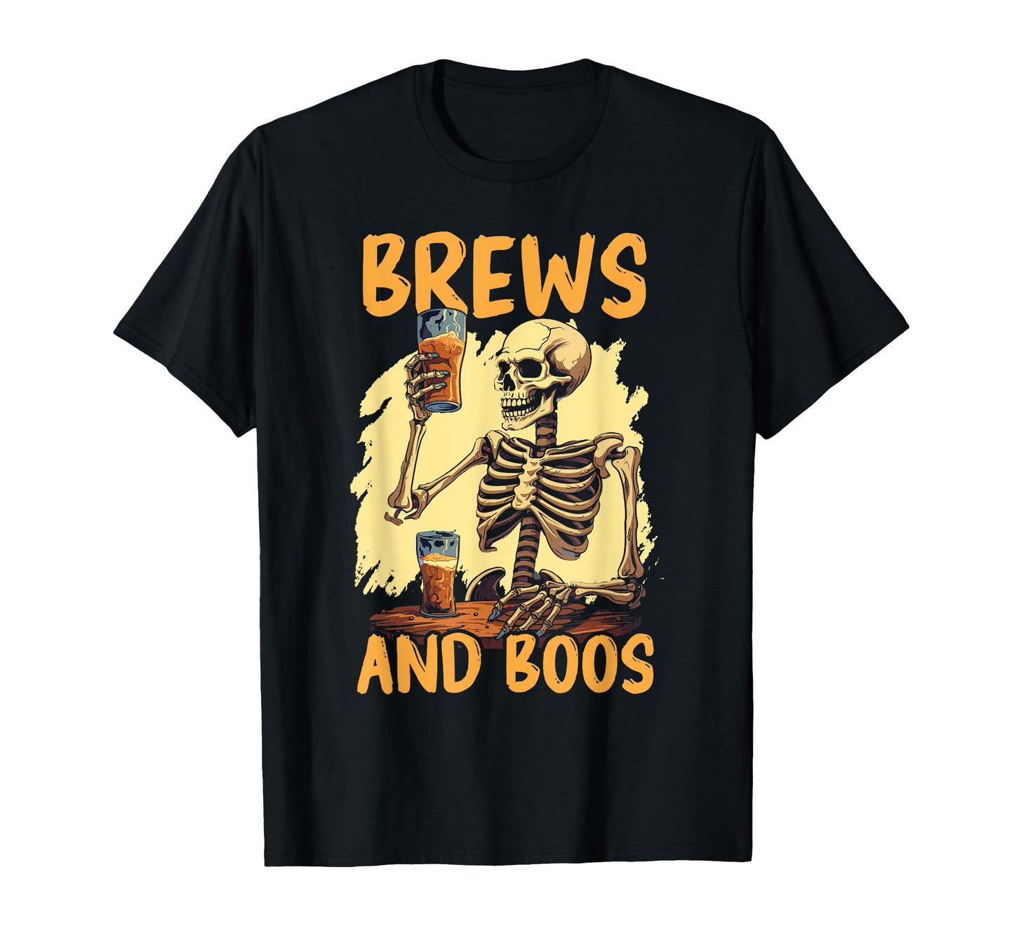 Halloween Beer Drinker Trick Or Treat Spooky Alcoholic T-Shirt