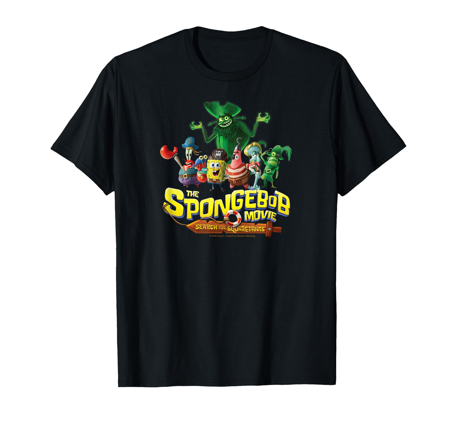 The SpongeBob Movie: Search for SquarePants Movie Logo T-Shirt